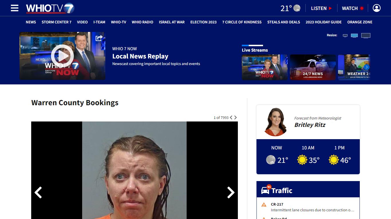 Warren County Inmates – WHIO TV 7 and WHIO Radio